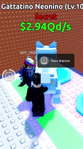 Escape tsunami for brainrot dupe glitch! #roblox #fyp #glitch #subod