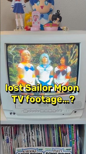 Lost Sailor Moon TV footage…? 🌙 #SailorMoon #HatsuneMiku #AnimeNostalgia
