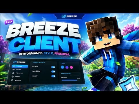 NEW Breeze Client (1.21 - 1.21.11+) - Best Free Minecraft Hacked Client for PvP in 2026! | Java