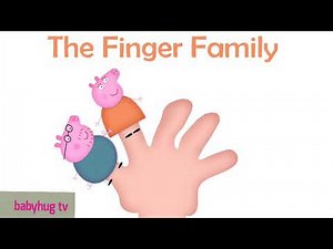 Peppa pig fingers family song|| fingers family song || Dady finger nursery rhymes for kids