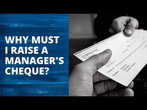 What is a Manager’s Cheque?