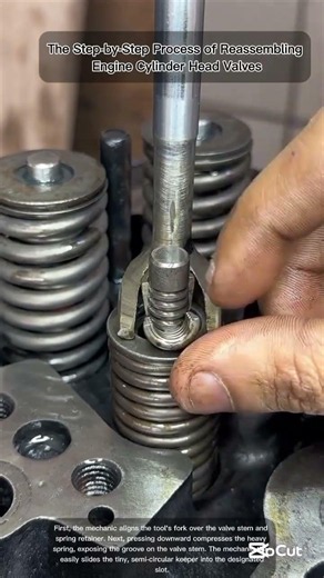 Preventing Lost Components and Damaged Springs During Valve Assembly