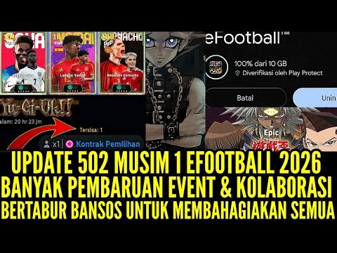 WELC0ME SEASON 1 OF EF00TBALL 2026 MOBILE! UPDATE 5O2! LOTS OF BANS0S, EVENTS & COLABS FOR BANS0S...