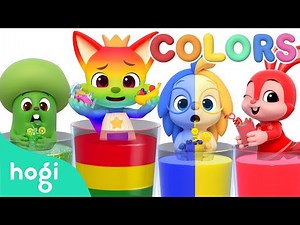 [NEW✨] Learn Colors with Rainbow Juice 🌈 🍹｜Colors Song｜Colors for Kids｜Hogi Colors｜Hogi Pinkfong