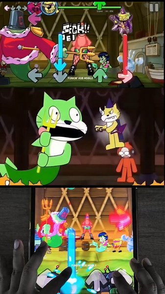Goofy Goober But Scratch Cat - Friday Night Funkin' Mobile Plan Z Phases