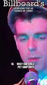 BILLBOARD'S TOP 30 SONGS of 1986 - 40 YEARS AGO! #music #80smusic #shorts #classicrock #pop #rock