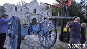 10K views · 629 reactions | Are you as excited about the 16 pound cannon as we are? Are you wondering why the carriage is blue? Watch this video and visit the blog to learn more! https://bit.ly/2JWgmrO | The Alamo | Facebook
