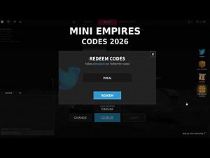 Mini Empires Codes 2026 | All New Working Roblox Mini Empires Codes (Free Rewards)