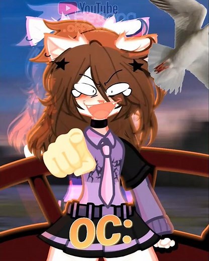 CREATOR VS OC🤣🔥⁉️#gacha #shorts #oc #meme #tiktok