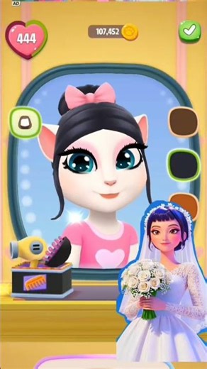 Zoey cosplay by my talking Angela 2 #cosplay #games #mytalkingangela2 #storts #miraculousladybug
