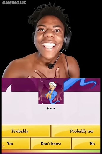 IShowSpeed Starts Playing Akinator #funny #iconic #fyp #foryoupage #ishowspeed #ishowspeedclips