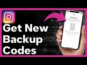 How To Get New Backup Codes On Instagram
