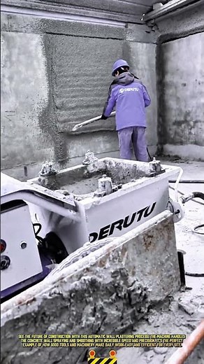 Wall Plastering & Smoothing Process- Good Tools and Machinery Make Daily Work Easy