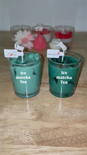 Iced Matcha Candle DIY 🍵