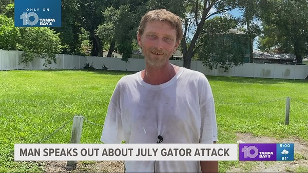 'Gator got my arm': Man survives 3 days lost in the woods after alligator attack