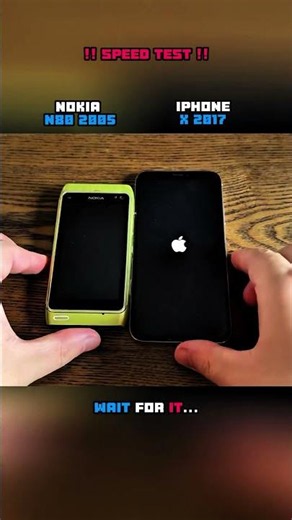 🫠⚡ NOKIA N80 VS iPHONE X SPEED TEST!! 🚀