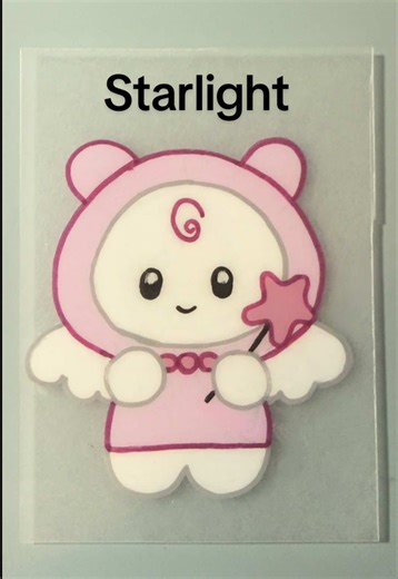 Making my Starlight keychain Freebies Even if we don't get her anymore with the membership, I want her to remain with us ❤️ #straykids #skz #stay #starlight #starlightstays