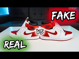 ⚠️REAL vs FAKE (REPLICA,UA) JORDAN 1 HERITAGE ⚠️ APRENDE A DISTINGUIRLAS!