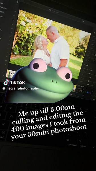 Photographer's Late Night Editing Process