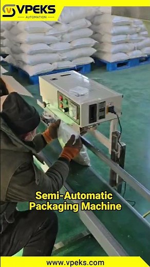 Semi-Automatic Packaging Machine | Efficient & Reliable Packing Solution #packagingmachine