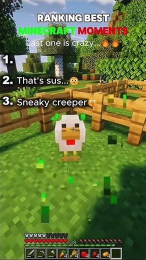 Ranking Best Minecraft Moments😄😮
