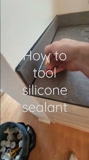 How to tool Silicone Sealant