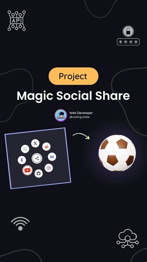Stella • Coding • HTML • CSS • JAVASCRIPT | Magic Indicator Menu inspired Social Share Menu Using HTML CSS 🤯🥳 Cool Share Menu 😎 💬 Comment "menu" in source code [for my followers]... | Instagram