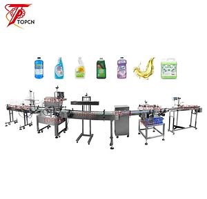[Hot Item] Top Quality Oil Chemical Liquid Refill Line Bottle Vegetable Oil Filling Capping Labeling Machine/Plant/Line