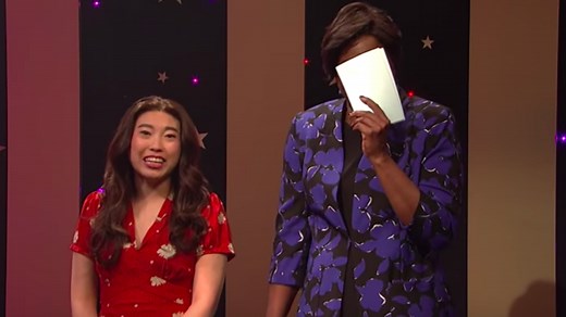 Leslie Jones and Pete Davidson broke character during 'SNL' magicians sketch