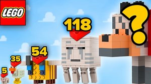 LEGO Minecraft Mobs in Different Scales | Comparison