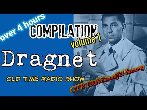Old Time Radio Detective Compilation👉Dragnet/Episode1/OTR With Beautiful Scenery/Full Episodes