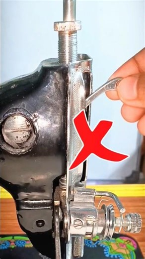 Thread take up lever loose problem solve ✅#shorts #ytshorts #sewingtipsandtricks