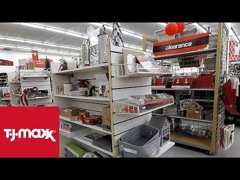 TJ MAXX AFTER CHRISTMAS CLEARANCE SALE -- CHRISTMAS SHOPPING DECORATIONS ORNAMENTS DECOR