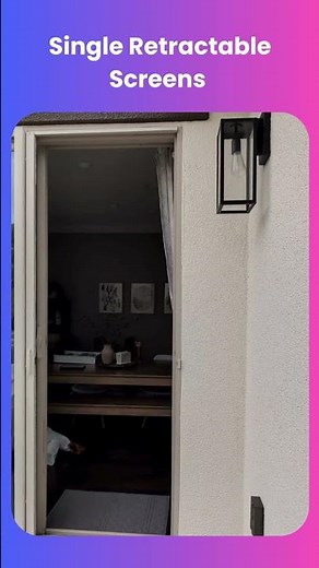 Single Door Retractable Screen Install You Need to See! 🎥✅