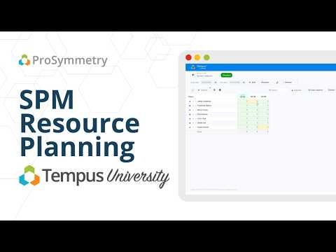Tempus Portfolio: Resource Planning
