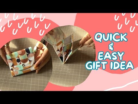 DIY Change Purse or Card Wallet | No Zipper, Easy 3-Compartment Wallet with Press Stud