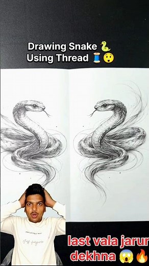 Easy Snake Drawing 🐍 | Step by Step Drawing #viral #shorts