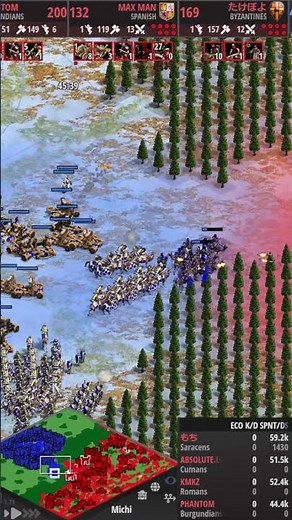 【AoE2DE】大量の投石💣を投げつけろ⚡最強COM戦ハイライト❕【配信キリヌキ】 #aoe2de #ゲーム #aoe2 #エイジオブエンパイア