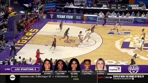 LSU vs. Texas Tech - Second round NCAA tournament extended highlights