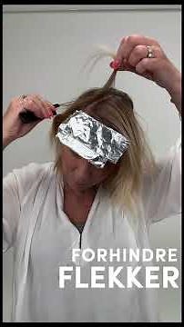 Hvordan fjerne ettervekst med FOLIE ! #bleachinghairathome #hairtok #blonde #hair #haircare