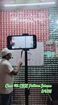 class 4th CBSE Pattern Science