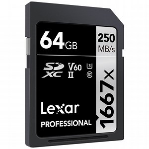 Thẻ nhớ SD 64GB Lexar Professional 1667x UHS-II V60 250/120 MBs (Bản mới nhất) - Tuanphong.vn