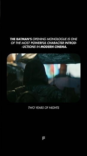 The greatest opening in comic book cinema. Period. 🦇 |🎬: The Batman (2022)|