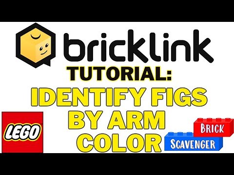 How to Identify Lego Minifigures Using Arm and Hand Color on Bricklink