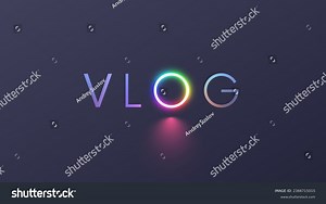 Vektor Stok Vlog Word Vector Icon Vector Vlog (Tanpa Royalti) 2366715015 | Shutterstock