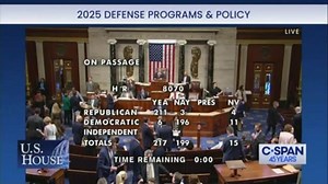 House passes bill for $883 billion defense programs