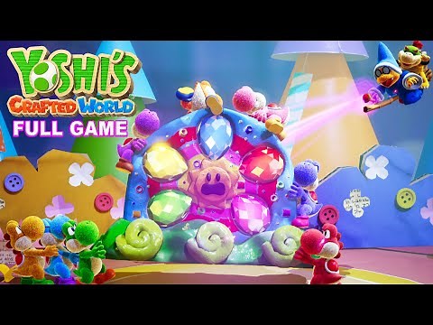 Yoshi's Crafted World - Full Game Walkthrough (No Damage)
