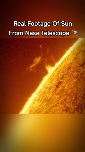 Real Footage Of Sun From Nasa Telescope 🔭 #sun #space #nasa #astronomy #solarsystem