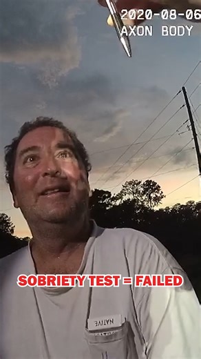 Man fails sobriety test HORRIBLY #cops #policeofficer #drunkdriving #fbreelsfypシ゚viral #reelsviralfb | American Voices
