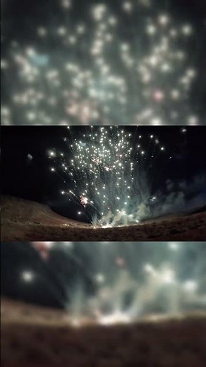 400 Strobe Rockets Launched at ONCE!